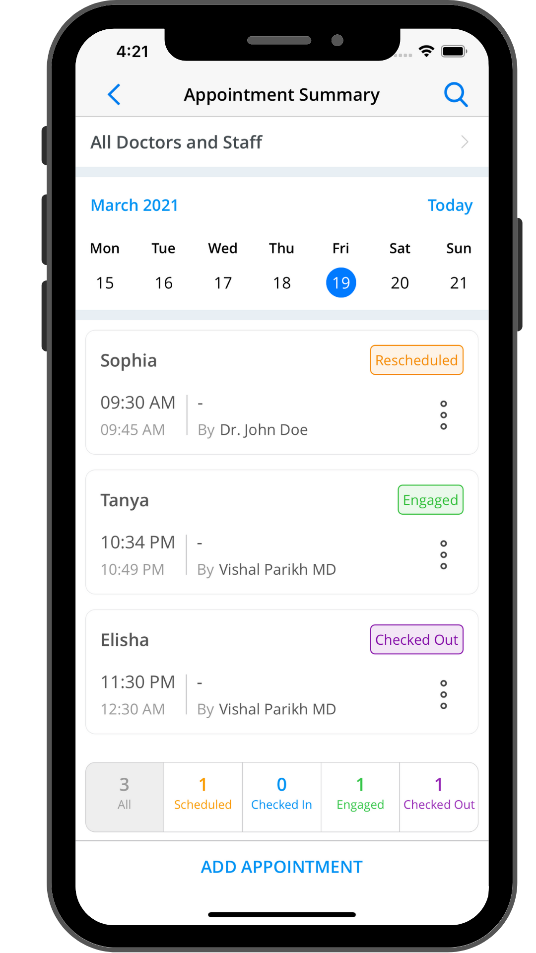 Medical Appointment Scheduling App