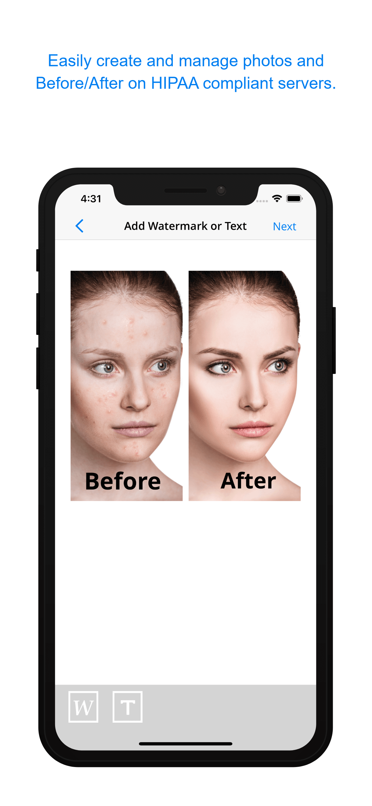 Plastic surgery emr software before and after