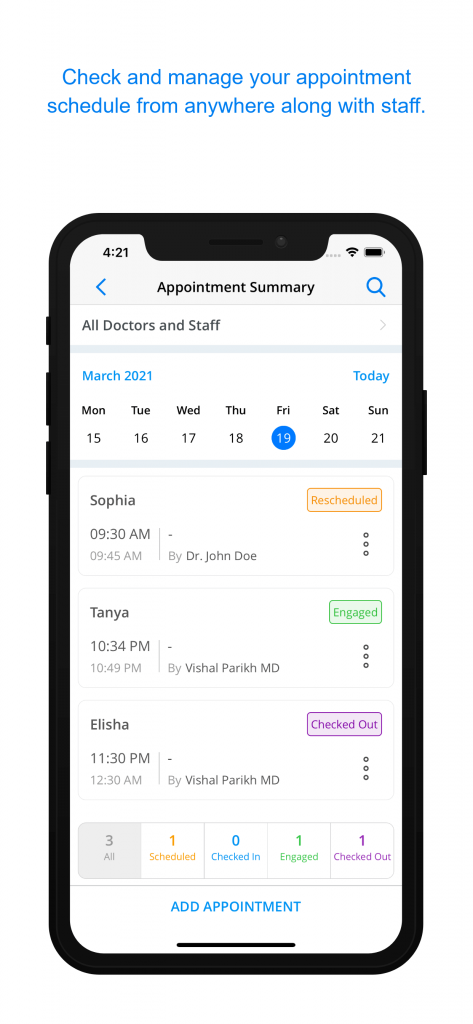 appointment scheduling by MedSPA software curecast