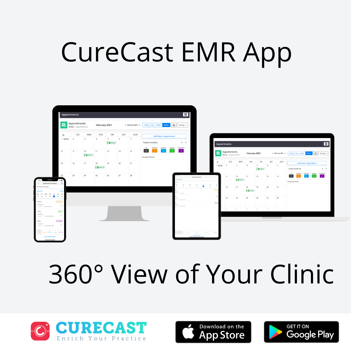 Transforming healthcare by EMR APP CureCast